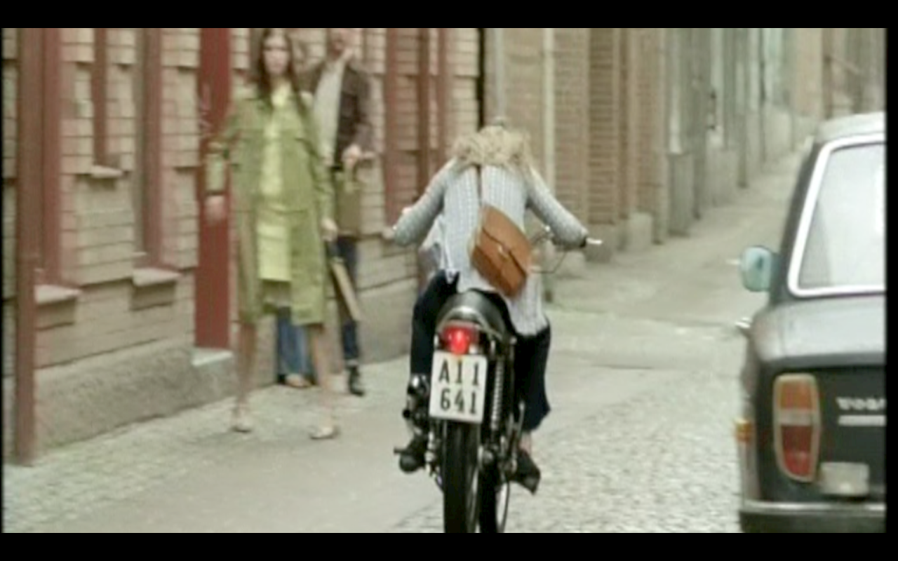 Hinsehäxan på en Triumph 500 år 2011